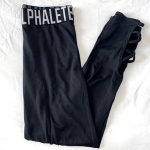 Black sz SM Alphalete Leggings